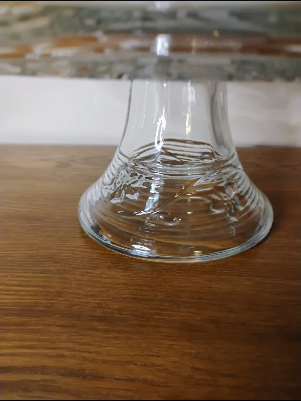 Anchor Hocking Clear Glass Pedestal Cake Plate